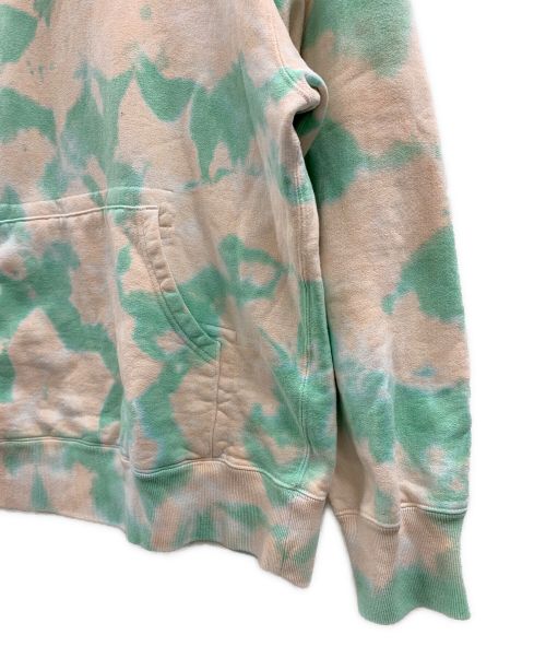 BROWN by 2-tacs（ブラウンバイツータックス）BROWN by 2-tacs (ブラウンバイツータックス) プルオーバーパーカー グリーン×ベージュ サイズ:Lの古着・服飾アイテム