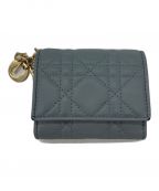 Christian Diorクリスチャン ディオール）の古着「ロータスウォレット」｜スカイブルー