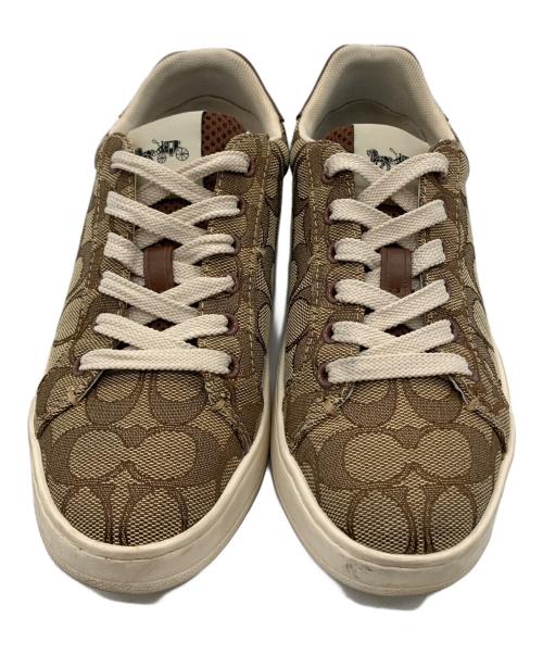 COACH（コーチ）COACH (コーチ) スニーカー ブラウン サイズ:22.5ｃｍの古着・服飾アイテム