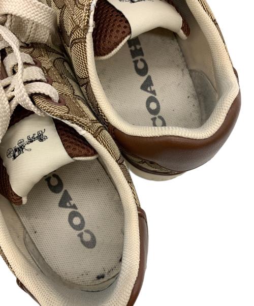 COACH（コーチ）COACH (コーチ) スニーカー ブラウン サイズ:22.5ｃｍの古着・服飾アイテム
