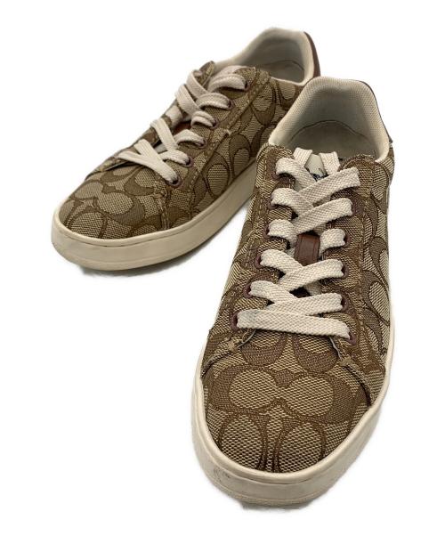 COACH（コーチ）COACH (コーチ) スニーカー ブラウン サイズ:22.5ｃｍの古着・服飾アイテム