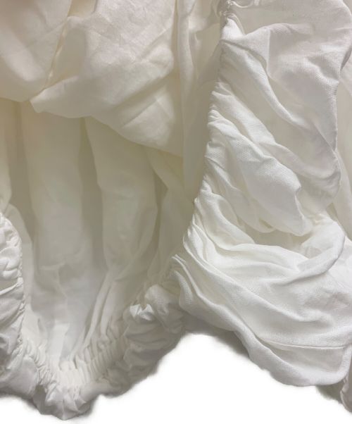 NAVE（ネイブ）NAVE (ネイブ) リリー バルーンスリーブブラウス ホワイト サイズ:1の古着・服飾アイテム