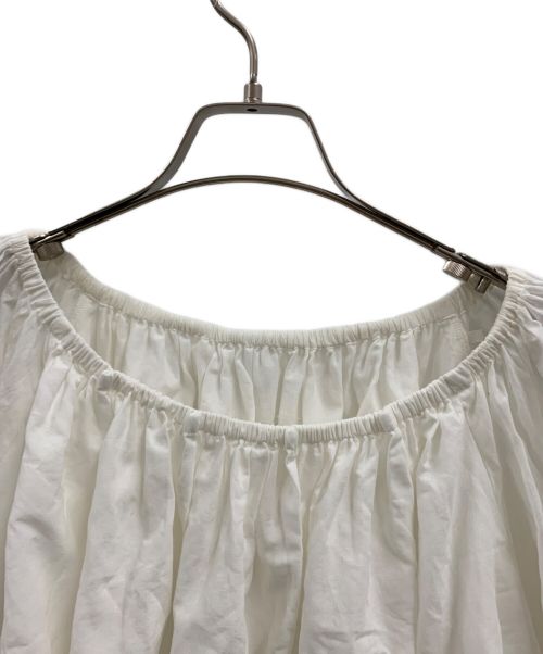 NAVE（ネイブ）NAVE (ネイブ) リリー バルーンスリーブブラウス ホワイト サイズ:1の古着・服飾アイテム