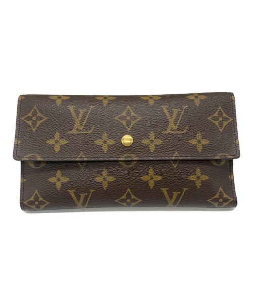 LOUIS VUITTON（ルイ ヴィトン）LOUIS VUITTON (ルイ ヴィトン) LOUIS VUITTON　3つ折り財布 ブラウンの古着・服飾アイテム