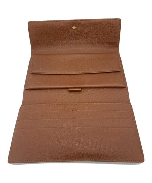 LOUIS VUITTON（ルイ ヴィトン）LOUIS VUITTON (ルイ ヴィトン) LOUIS VUITTON　3つ折り財布 ブラウンの古着・服飾アイテム