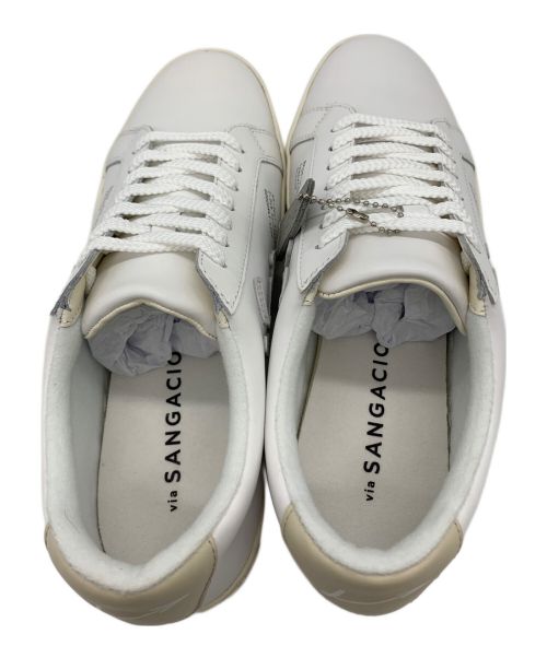 via SANGACIO（ヴィア・サンガチオ）via sangacio (ヴィア・サンガチオ) via sangacio　スニーカー ホワイト サイズ:28.5ｃｍ 未使用品の古着・服飾アイテム