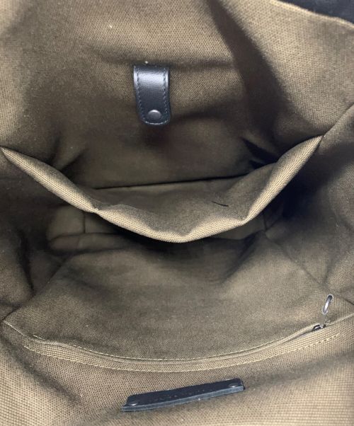 BOTTEGA VENETA（ボッテガベネタ）BOTTEGA VENETA (ボッテガベネタ) BOTTEGA VENETA　リュック グリーン×ブラックの古着・服飾アイテム