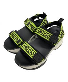 MICHAEL KORS（マイケル・コース）の古着「OLYMPIA SANDAL　MICHAEL KORS」｜ブラック×グリーン