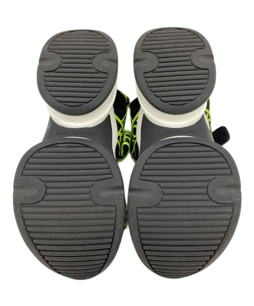 MICHAEL KORS（マイケル・コース）MICHAEL KORS (マイケルコース) OLYMPIA SANDAL　MICHAEL KORS ブラック×グリーン サイズ:26.5ｃｍの古着・服飾アイテム