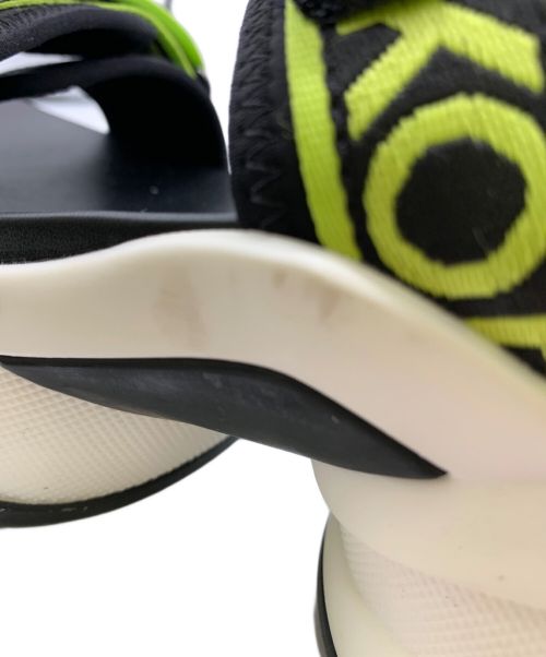 MICHAEL KORS（マイケル・コース）MICHAEL KORS (マイケルコース) OLYMPIA SANDAL　MICHAEL KORS ブラック×グリーン サイズ:26.5ｃｍの古着・服飾アイテム