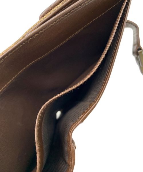 GUCCI（グッチ）GUCCI (グッチ) GUCCI　2つ折り財布 ブラウンの古着・服飾アイテム