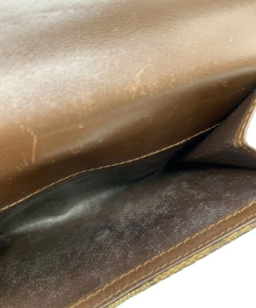 GUCCI（グッチ）GUCCI (グッチ) GUCCI　2つ折り財布 ブラウンの古着・服飾アイテム