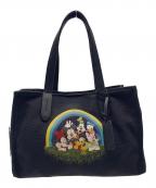 COACH×DISNEYコーチ×ディズニー）の古着「COACH　Disney　キャンバストートバッグ」｜ブラック