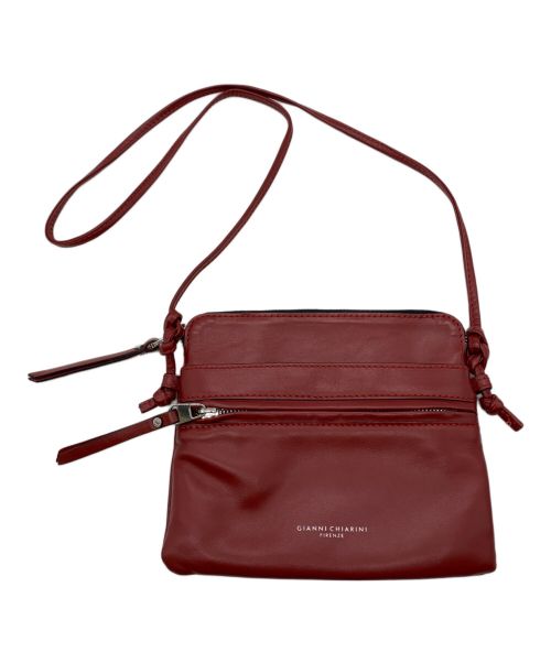 GIANNI CHIARINI（ジャンニ キアリーニ）GIANNI CHIARINI (ジャンニ キアリーニ) ショルダーバッグ ワインレッドの古着・服飾アイテム