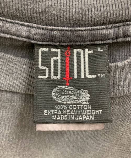 SAINT MICHAEL（セントマイケル）SAINT MICHAEL (セントマイケル) Tシャツ グレー サイズ:Lの古着・服飾アイテム