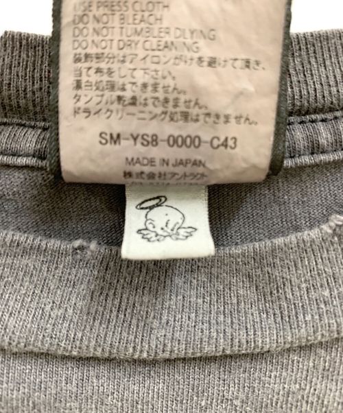 SAINT MICHAEL（セントマイケル）SAINT MICHAEL (セントマイケル) Tシャツ グレー サイズ:Lの古着・服飾アイテム