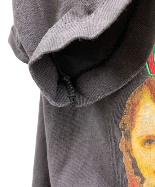 SAINT MICHAEL（セントマイケル）SAINT MICHAEL (セントマイケル) 24SS SS TEE ON EARTH Tシャツ グレー サイズ:Mの古着・服飾アイテム