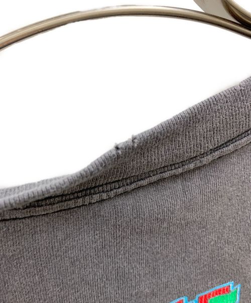 SAINT MICHAEL（セントマイケル）SAINT MICHAEL (セントマイケル) 24SS SS TEE ON EARTH Tシャツ グレー サイズ:Mの古着・服飾アイテム