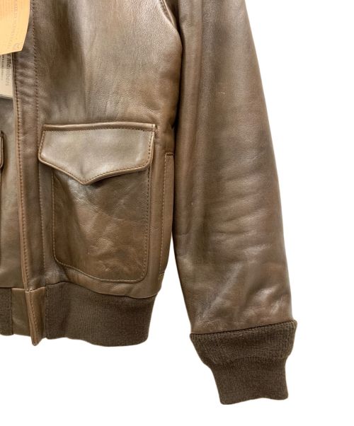 AVIREX（アヴィレックス）AVIREX (アヴィレックス) フライトジャケット ブラウン サイズ:Mの古着・服飾アイテム