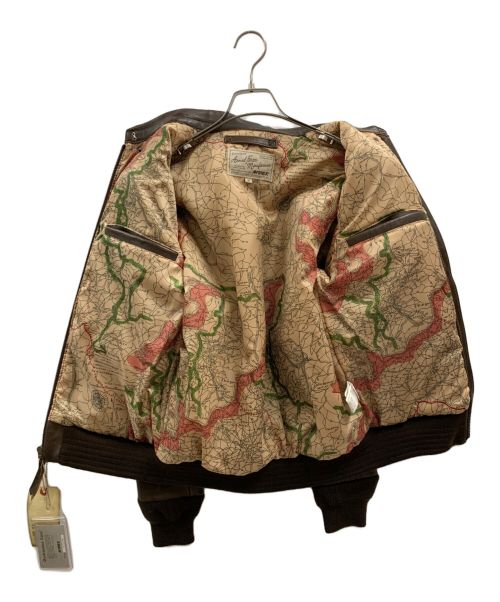 AVIREX（アヴィレックス）AVIREX (アヴィレックス) フライトジャケット ブラウン サイズ:Mの古着・服飾アイテム