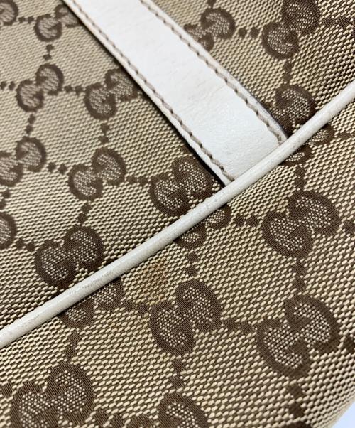 GUCCI（グッチ）GUCCI (グッチ) GGツインズトートバッグ ベージュの古着・服飾アイテム