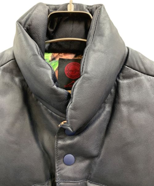 Irie Life（アイリーライフ）IRIE LIFE (アイリーライフ) IRIE LIFE ラムレザーダウンベスト ブラック サイズ:Lの古着・服飾アイテム