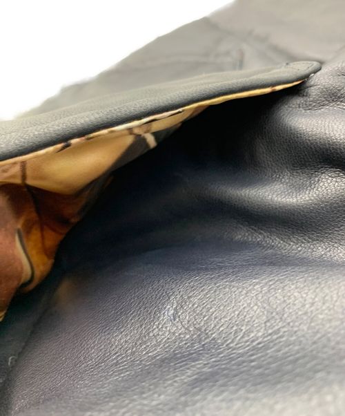 Irie Life（アイリーライフ）IRIE LIFE (アイリーライフ) IRIE LIFE ラムレザーダウンベスト ブラック サイズ:Lの古着・服飾アイテム