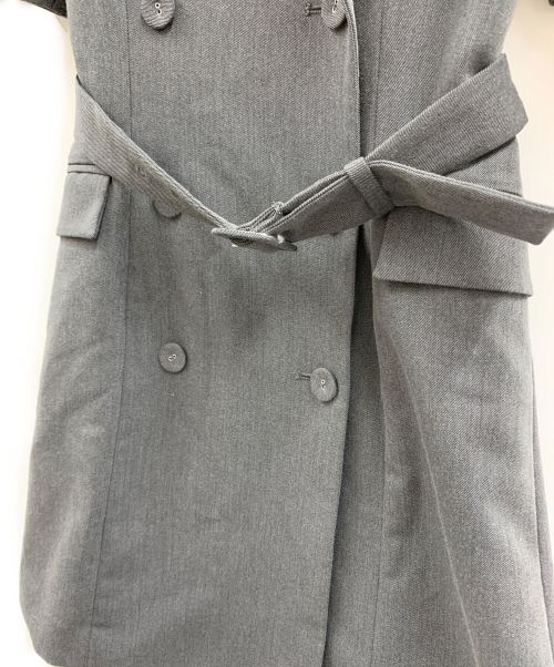 eimy istoire（エイミーイストワール）eimy istoire (エイミーイストワール) eimy istoire　ミニワンピース グレー サイズ:Sの古着・服飾アイテム