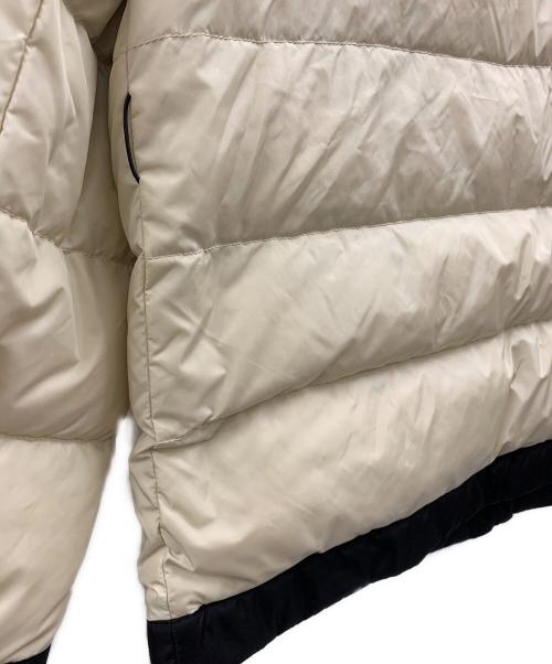 MIU MIU（ミュウミュウ）MIU MIU (ミュウミュウ) MIU MIU ダウンジャケット ベージュ×ブラック サイズ:42の古着・服飾アイテム