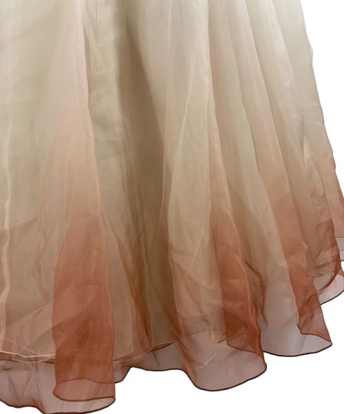 eimy istoire（エイミーイストワール）eimy istoire (エイミーイストワール) eimy istoire グラデーションボリュームギャザースカート アイボリー サイズ:Sの古着・服飾アイテム