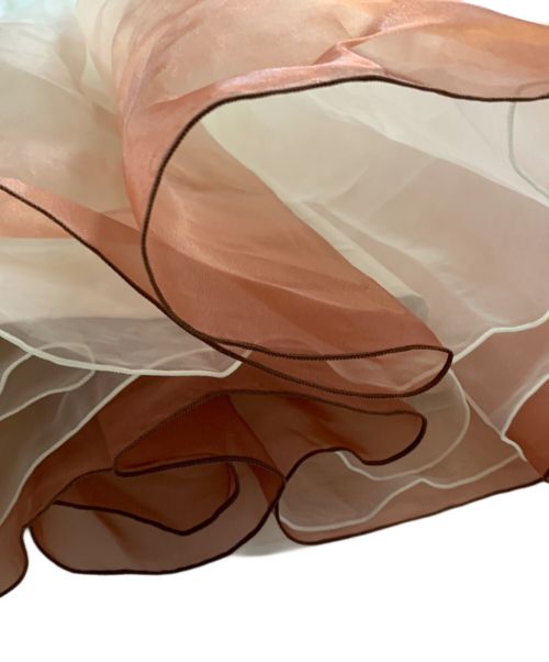 eimy istoire（エイミーイストワール）eimy istoire (エイミーイストワール) eimy istoire グラデーションボリュームギャザースカート アイボリー サイズ:Sの古着・服飾アイテム