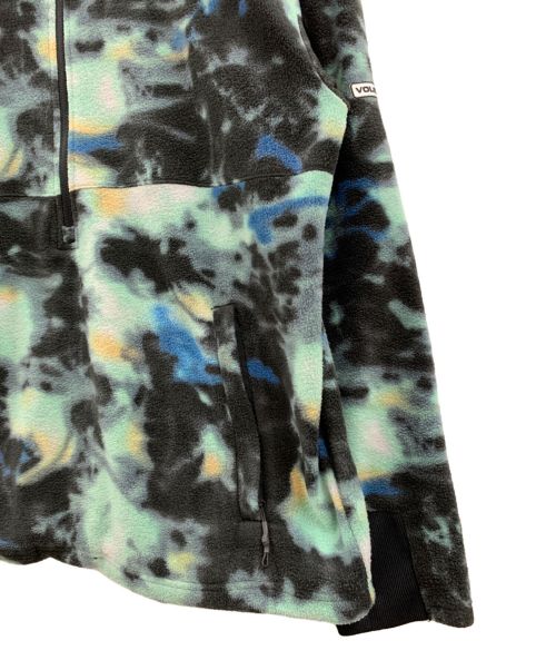 VOLCOM（ボルコム）VOLCOM (ボルコム) スノーボードウェア(ジャケット) ブラック×グリーン×ブルー サイズ:Mの古着・服飾アイテム