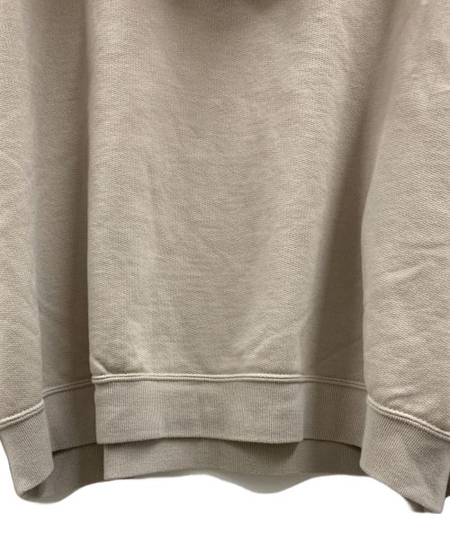 AURALEE（オーラリー）AURALEE (オーラリー) AURALEE（オーラリー）ハーフジップパーカー ベージュ サイズ:1の古着・服飾アイテム
