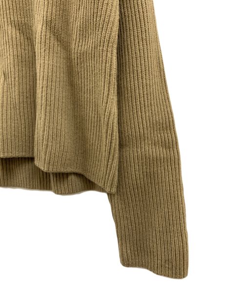 AURALEE（オーラリー）AURALEE (オーラリー) AURALEE クルーネックビッグニット ブラウン サイズ:1の古着・服飾アイテム