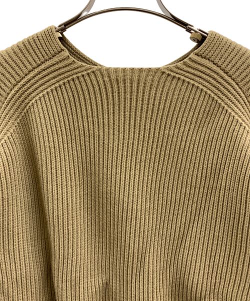 AURALEE（オーラリー）AURALEE (オーラリー) AURALEE クルーネックビッグニット ブラウン サイズ:1の古着・服飾アイテム