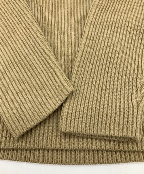 AURALEE（オーラリー）AURALEE (オーラリー) AURALEE クルーネックビッグニット ブラウン サイズ:1の古着・服飾アイテム