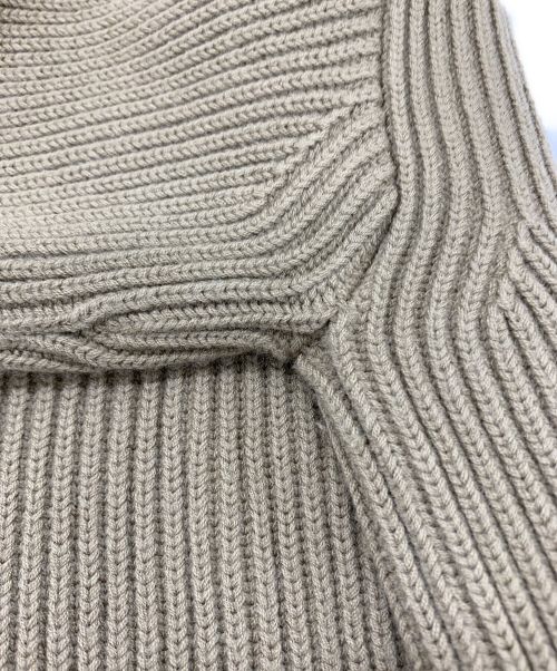 AURALEE（オーラリー）AURALEE (オーラリー) AURALEE クルーネックビッグニット ブラウン サイズ:1の古着・服飾アイテム