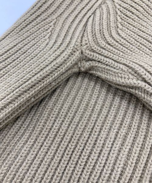 AURALEE（オーラリー）AURALEE (オーラリー) AURALEE クルーネックビッグニット ブラウン サイズ:1の古着・服飾アイテム