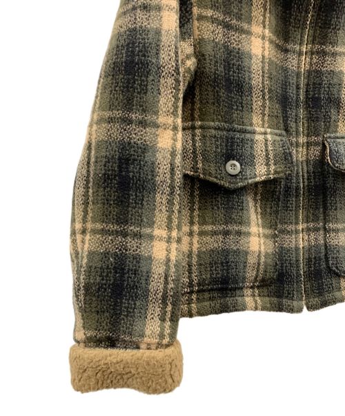 NORTH MARINE DRIVE（ノースマリンドライブ）north marine drive (ノースマリンドライブ) ウールジャケット ブラウン サイズ:Mの古着・服飾アイテム