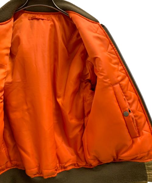 AVIREX（アヴィレックス）AVIREX (アヴィレックス) AVIREX MA-1フライトジャケット ブラウン サイズ:Mの古着・服飾アイテム