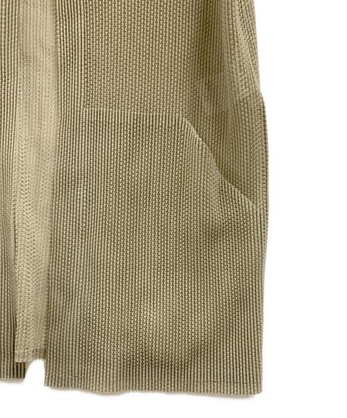 PLEATS PLEASE（プリーツプリーズ）PLEATS PLEASE (プリーツプリーズ) PLEATS PLEASE（プリーツプリーズ）シアーカディガン ベージュ サイズ:3の古着・服飾アイテム