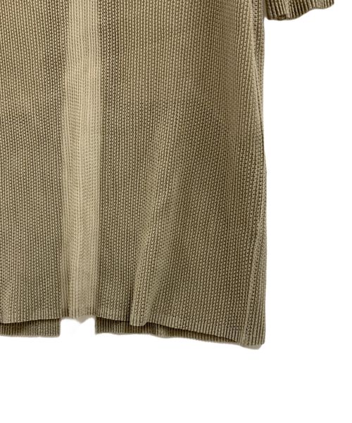 PLEATS PLEASE（プリーツプリーズ）PLEATS PLEASE (プリーツプリーズ) PLEATS PLEASE（プリーツプリーズ）シアーカディガン ベージュ サイズ:3の古着・服飾アイテム