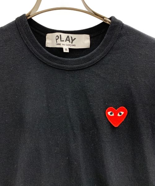 PLAY COMME des GARCONS（プレイコムデギャルソン）PLAY COMME des GARCONS (プレイ コムデギャルソン) Tシャツ ブラック サイズ:Mの古着・服飾アイテム
