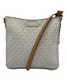 MICHAEL KORS（マイケル・コース）の古着「MICHAEL KORS　ショルダーバッグ」｜アイボリー×ブラウン