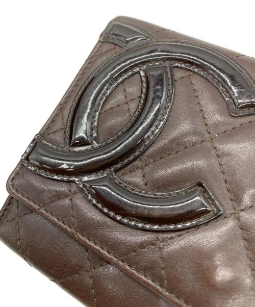 CHANEL（シャネル）CHANEL (シャネル) 2つ折り財布 ブラウンの古着・服飾アイテム