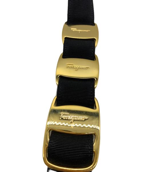 Salvatore Ferragamo（サルヴァトーレ フェラガモ）Salvatore Ferragamo (サルヴァトーレ フェラガモ) Salvatore Ferragamo　ベルト ブラック×レッドの古着・服飾アイテム