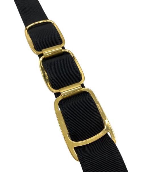 Salvatore Ferragamo（サルヴァトーレ フェラガモ）Salvatore Ferragamo (サルヴァトーレ フェラガモ) Salvatore Ferragamo　ベルト ブラック×レッドの古着・服飾アイテム