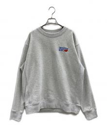 NEW BALANCE（ニューバランス）の古着「NEW BALANCE　リラックスド スウェットクルー」｜ライトグレー