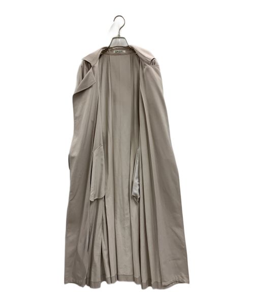 Snidel（スナイデル）Snidel (スナイデル) Snidel　グロストレンチコート ベージュ サイズ:1の古着・服飾アイテム