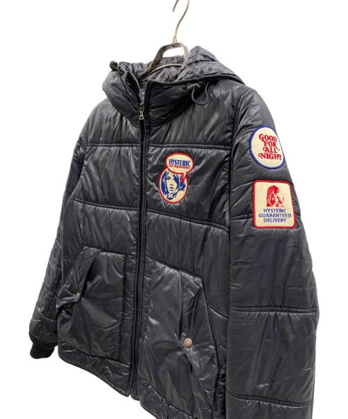 Hysteric Glamour（ヒステリックグラマー）Hysteric Glamour (ヒステリックグラマー) Hysteric Glamour　プリマロフトジャケット ブラック サイズ:Mの古着・服飾アイテム